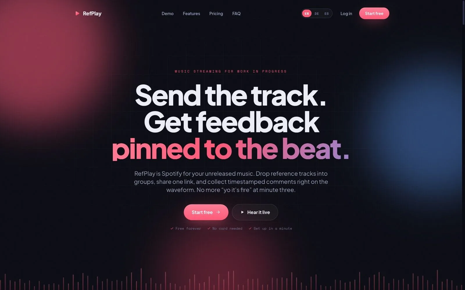 RefPlay - Track-Feedback für Musikproduzenten